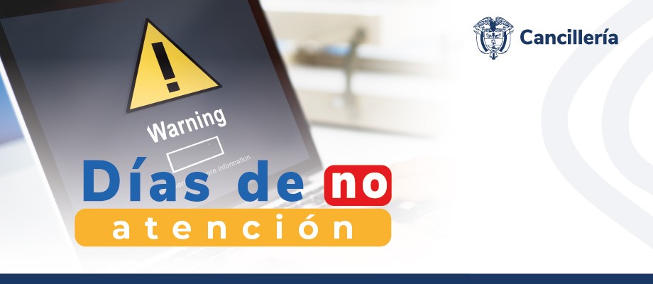 Embajada de Colombia y su sección consular en Egipto no tendrán atención al público el 7 de enero de 2024