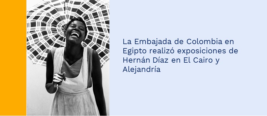 Embajada de Colombia en Egipto realizó exposiciones de Hernán Díaz 