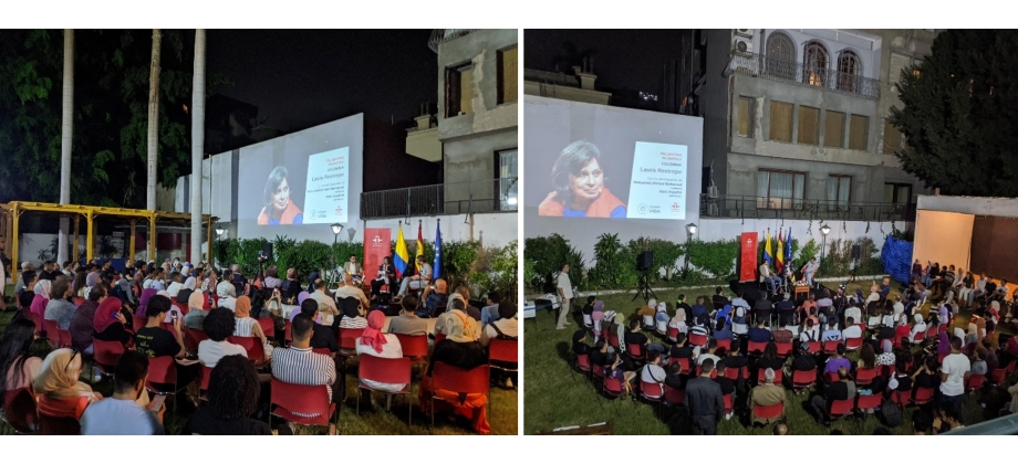 Embajada de Colombia en Egipto realizó encuentro literario con la escritora Laura Restrepo