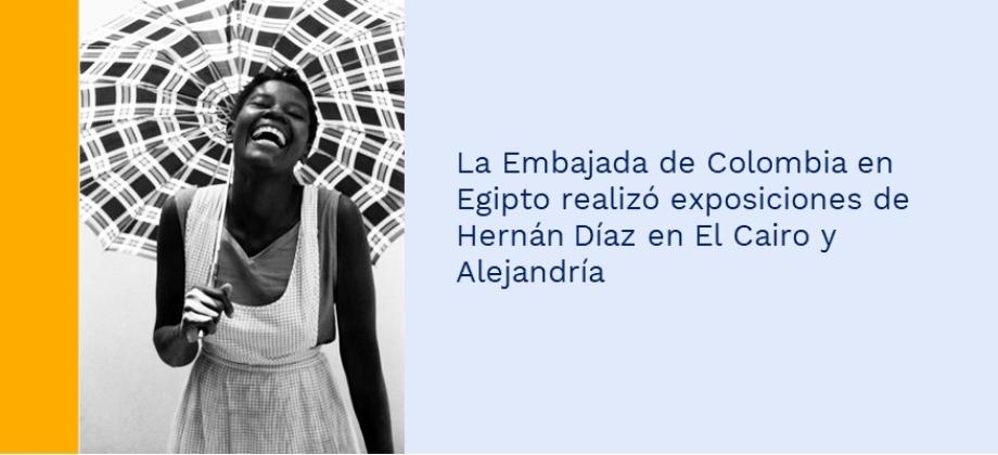 Embajada de Colombia en Egipto realizó exposiciones de Hernán Díaz 