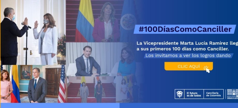 Ocho visitas oficiales al exterior y 50 reuniones con homólogos y embajadores de otros países, una transformación en 100 días